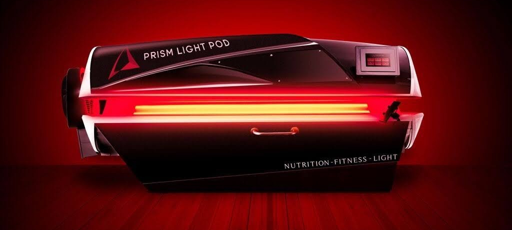 Red Light Therapy with Prism Light Pod